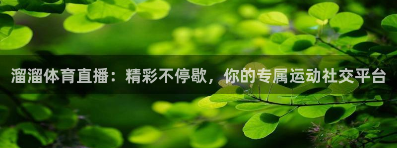 溜溜体育直播：精彩不停歇，你的专属运动社交平台